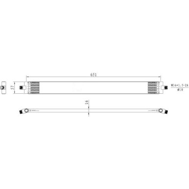 NRF | Ölkühler, Automatikgetriebe | 31813