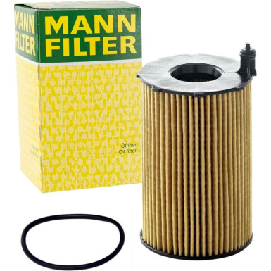 MANN-FILTER HU 8005 z Ölfilter mit Dichtung, Filtereinsatz