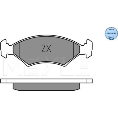 Meyle | Bremsbelagsatz, Scheibenbremse | 025 207 5318