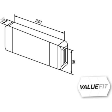 Hella | Heckleuchte | 2VA 357 020-011