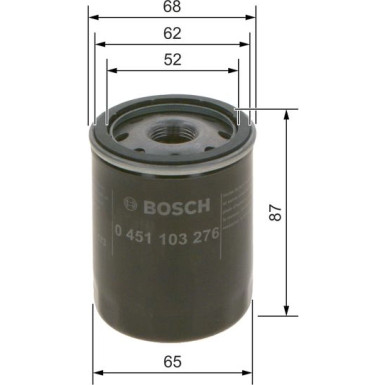 BOSCH 0 451 103 276 Ölfilter