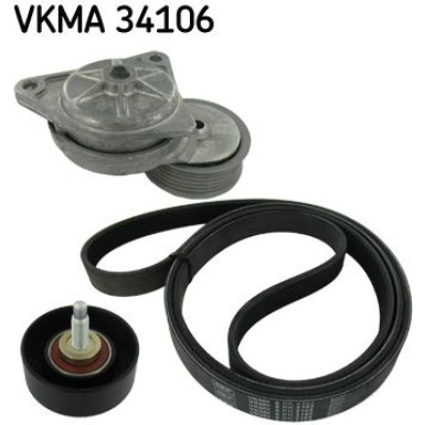 SKF | Keilrippenriemensatz | VKMA 34106