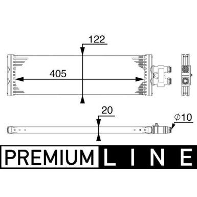 Mahle | Ölkühler, Automatikgetriebe | CLC 64 000P