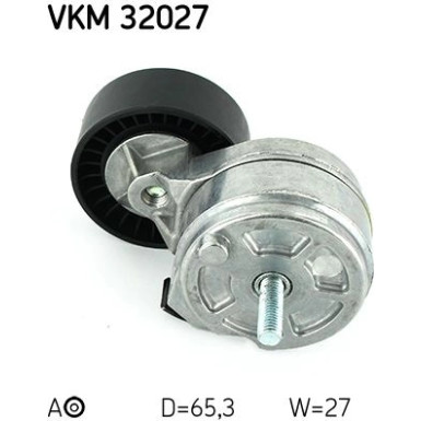 SKF | Spannrolle, Keilrippenriemen | VKM 32027