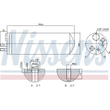 Nissens | Trockner, Klimaanlage | 95148