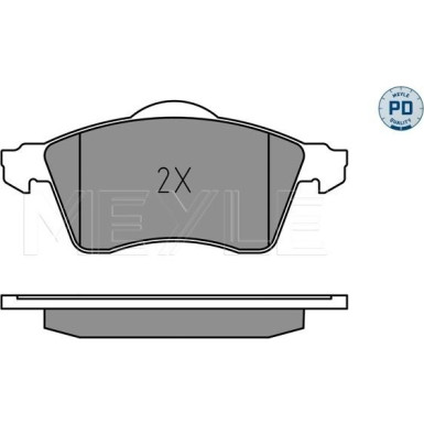 Meyle | Bremsbelagsatz, Scheibenbremse | 025 218 8319/PD