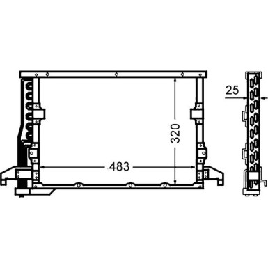 Mahle | Kondensator, Klimaanlage | AC 512 000S