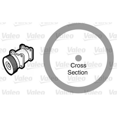 Valeo | Dichtung, Kühlmittelrohrleitung | 509176