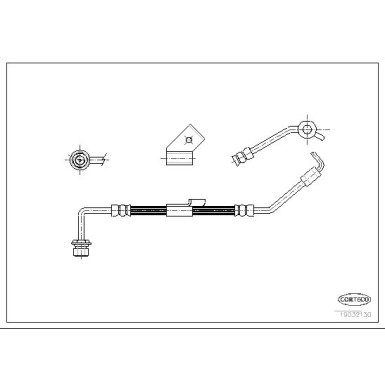 Corteco | Bremsschlauch | 19032130
