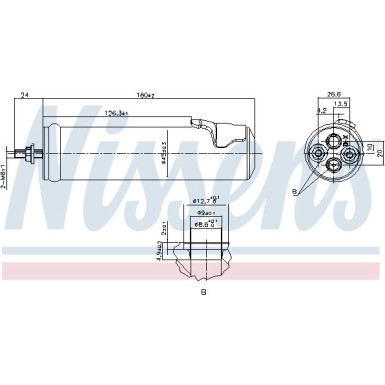 Nissens | Trockner, Klimaanlage | 95565