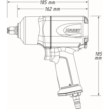 Hazet | Schlagschrauber (Druckluft) | 9012EL-SPC