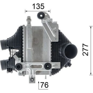 Mahle | Ladeluftkühler | CI 618 000P