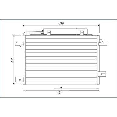 Valeo | Kondensator, Klimaanlage | 814249