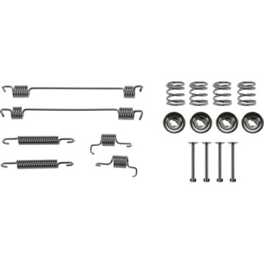 TRW | Zubehörsatz, Bremsbacken | SFK240