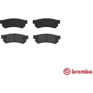 Brembo | Bremsbelagsatz, Scheibenbremse | P 10 053