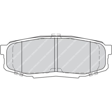 Ferodo | Bremsbelagsatz, Scheibenbremse | FDB4230