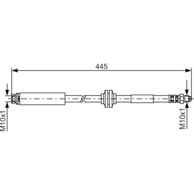 BOSCH | Bremsschlauch | 1 987 476 180