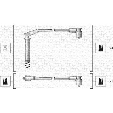 Magneti Marelli | Zündleitungssatz | 941318111154