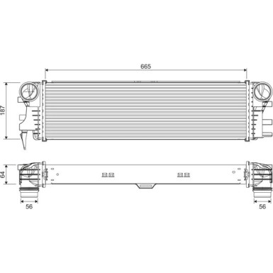 Valeo | Ladeluftkühler | 818311