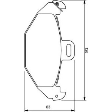 BOSCH | Bremsbelagsatz, Scheibenbremse | 0 986 424 532