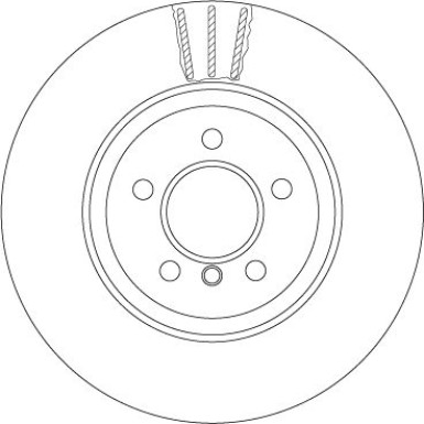 TRW | Bremsscheibe | DF6607S