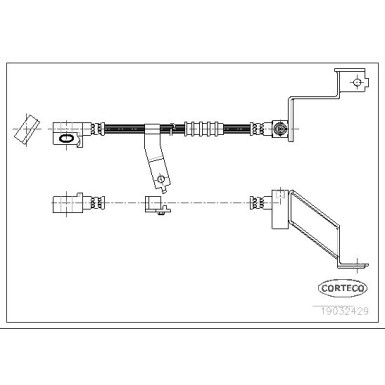 Corteco | Bremsschlauch | 19032429