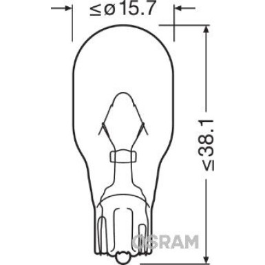 Osram | Glühlampe, Blinkleuchte | Original WY16W 12V Faltschachtel | 921NA