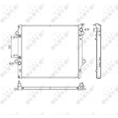 NRF | Kühler, Motorkühlung | 53568
