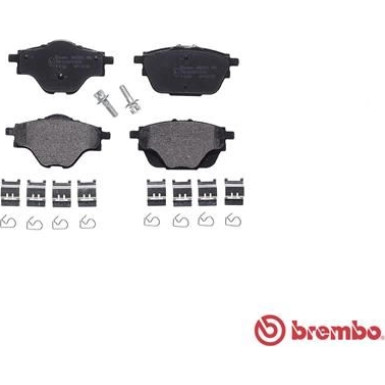 Brembo | Bremsbelagsatz, Scheibenbremse | P 61 124