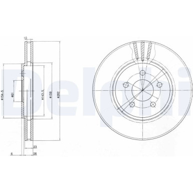 Delphi | Bremsscheibe | BG4000