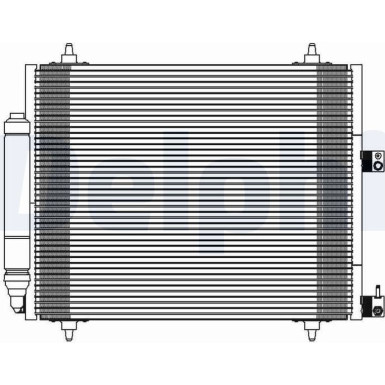 Delphi | Kondensator, Klimaanlage | TSP0225595