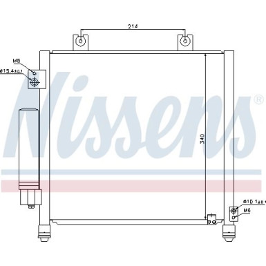 Nissens | Kondensator, Klimaanlage | 940302