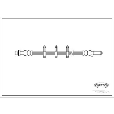 Corteco | Bremsschlauch | 19026923