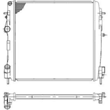 NRF | Kühler, Motorkühlung | 58317