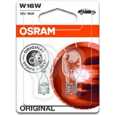 Osram | Glühlampe, Blinkleuchte | Original W16W 12V Doppelblister | 921-02B