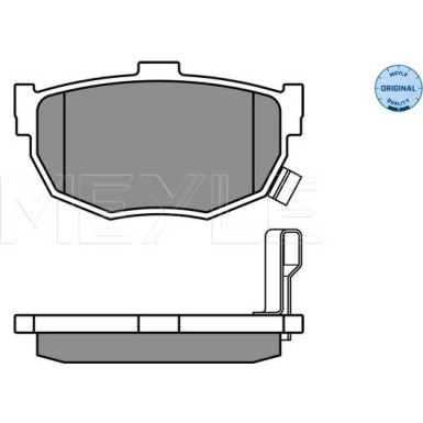 Meyle | Bremsbelagsatz, Scheibenbremse | 025 215 5314/W