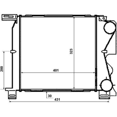NRF | Ladeluftkühler | 30477