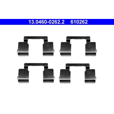 ATE | Zubehörsatz, Scheibenbremsbelag | 13.0460-0262.2