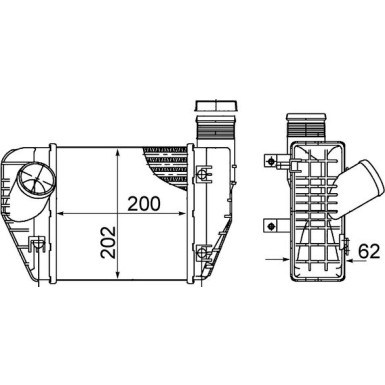 Mahle | Ladeluftkühler | CI 423 000S