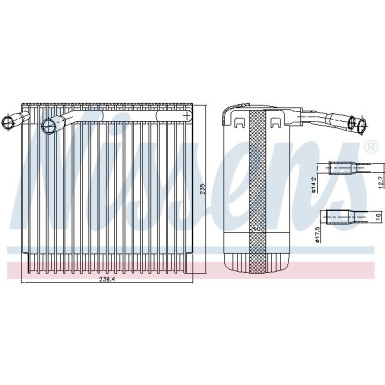 Nissens | Verdampfer, Klimaanlage | 92129