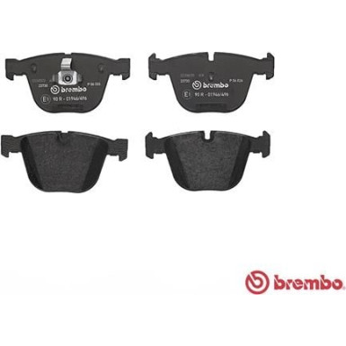 Brembo | Bremsbelagsatz, Scheibenbremse | P 06 026