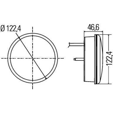 Hella | Heckleuchte | 2SD 344 200-001