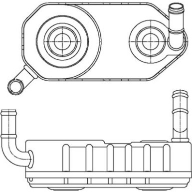 Mahle | Ölkühler, Automatikgetriebe | CLC 177 000S