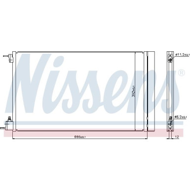 Nissens | Kondensator, Klimaanlage | 940124