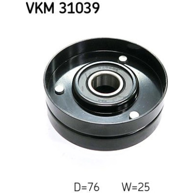 SKF | Umlenk-/Führungsrolle, Keilrippenriemen | VKM 31039