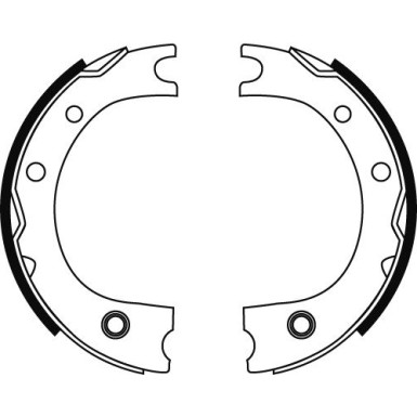 TRW | Bremsbackensatz, Feststellbremse | GS8716