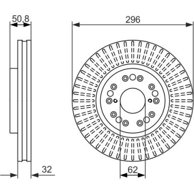 BOSCH | Bremsscheibe | 0 986 479 485