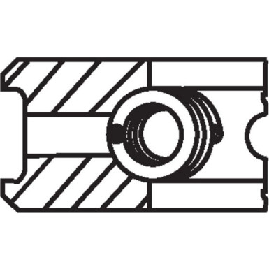 Mahle | Kolbenringsatz | 040 18 N0