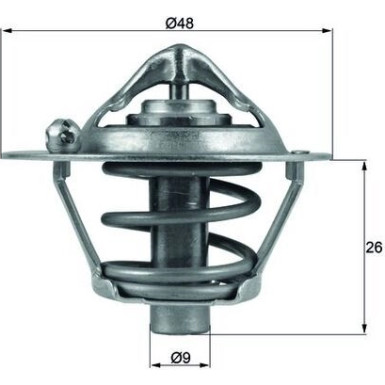 Mahle | Thermostat, Kühlmittel | TX 108 82D