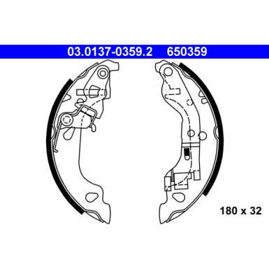 ATE | Bremsbackensatz | 03.0137-0359.2